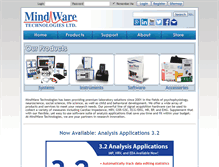 Tablet Screenshot of mindwaretech.com